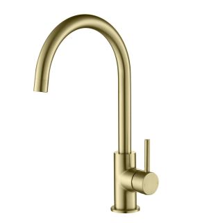 Смеситель для кухни Aquatek Европа AQ1382BG шлифованное золото